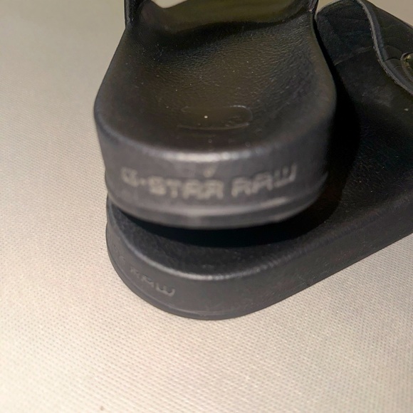 G-STAR RAW SLIDES | Men’s Size 7 ≈ 40 | Black - Picture 3 of 4